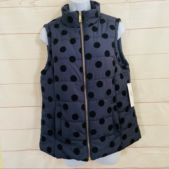 Kenneth Cole New York - Quilted Vest w/velvet dots - Picture 7 of 10
